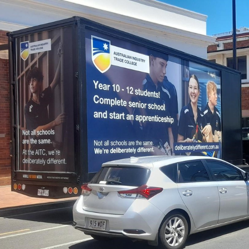 relocatable billboard event signage adelaide