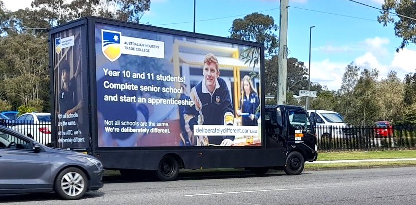 AITC uses Mobile Billboards to promote apprenticeships