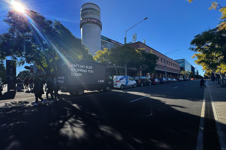 LSKD gets national campaign moving at HYROX Sydney with Digital Mobile Billboards