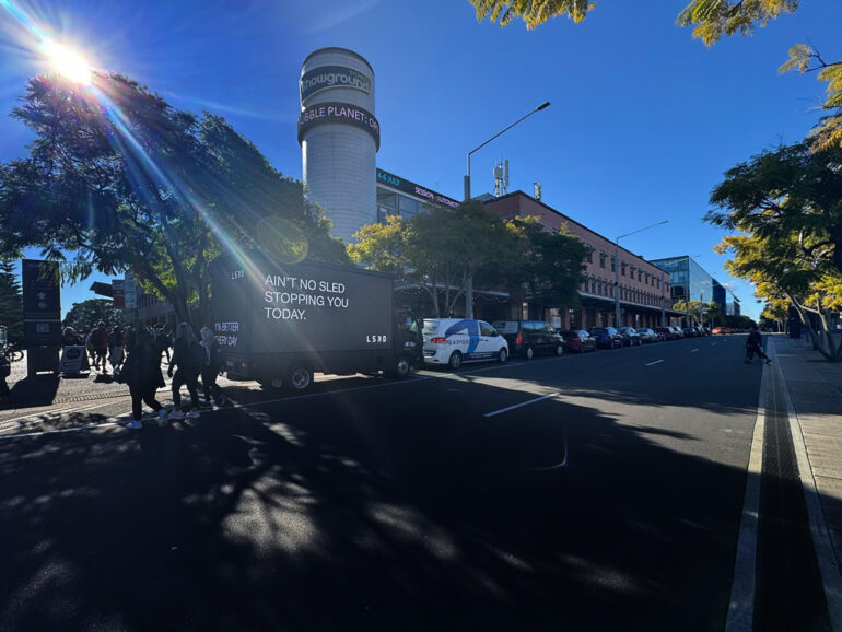 LSKD gets national campaign moving at HYROX Sydney with Digital Mobile Billboards