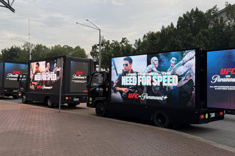 Getting amongst the crowd at UFC Sydney