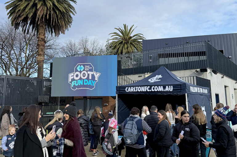 Fun Footy Day with Great Southern Bank