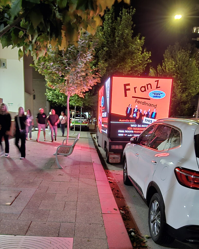 Mobile Outdoor Media Digital Mobile Billboards Franz Ferdinand 2 1080×1350