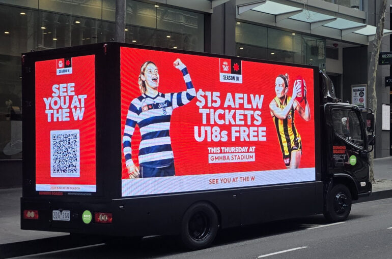 Sustainable outdoor advertising in Australia: zero emissions, zero waste,  real impact.