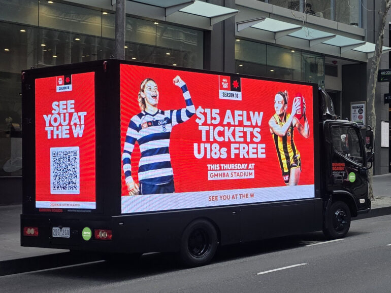 Sustainable outdoor advertising in Australia: zero emissions, zero waste,  real impact.