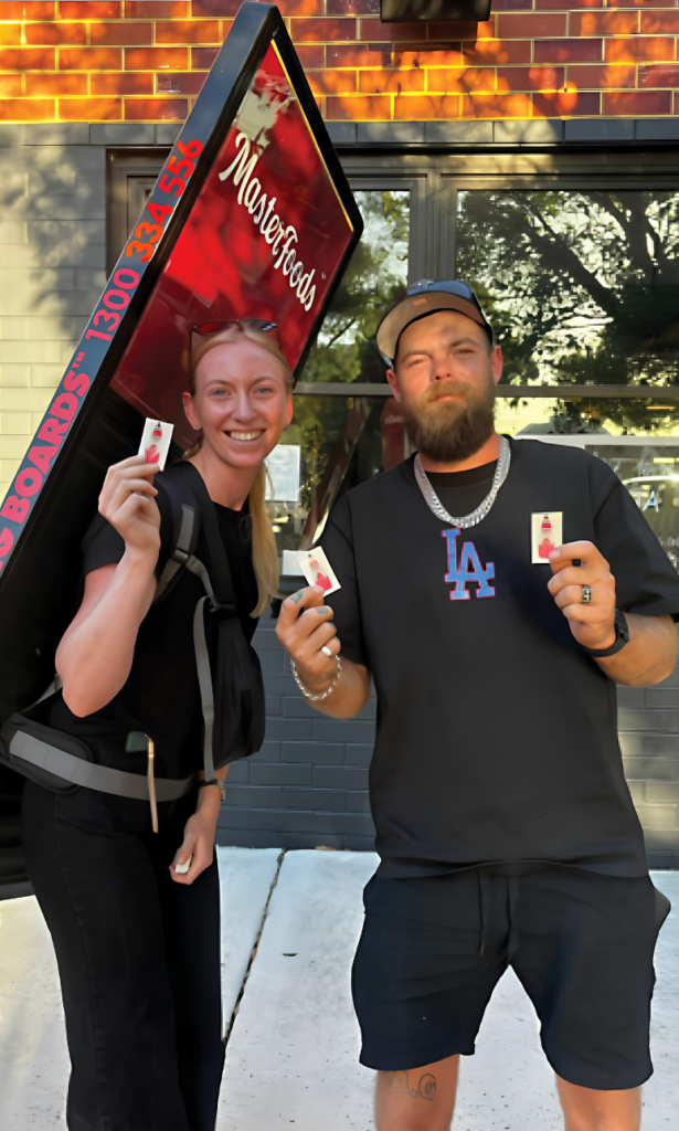 MTMN Digital Walking Boards sampling Masterfoods Mobile Outdoor Media 2 MTMN Digital Walking Boards sampling Masterfoods Mobile Outdoor Media 2