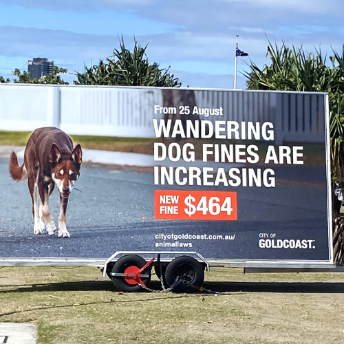 Mobile Outdoor Media Outdoor Advertising Relocatable Billboards Gold Coast 2