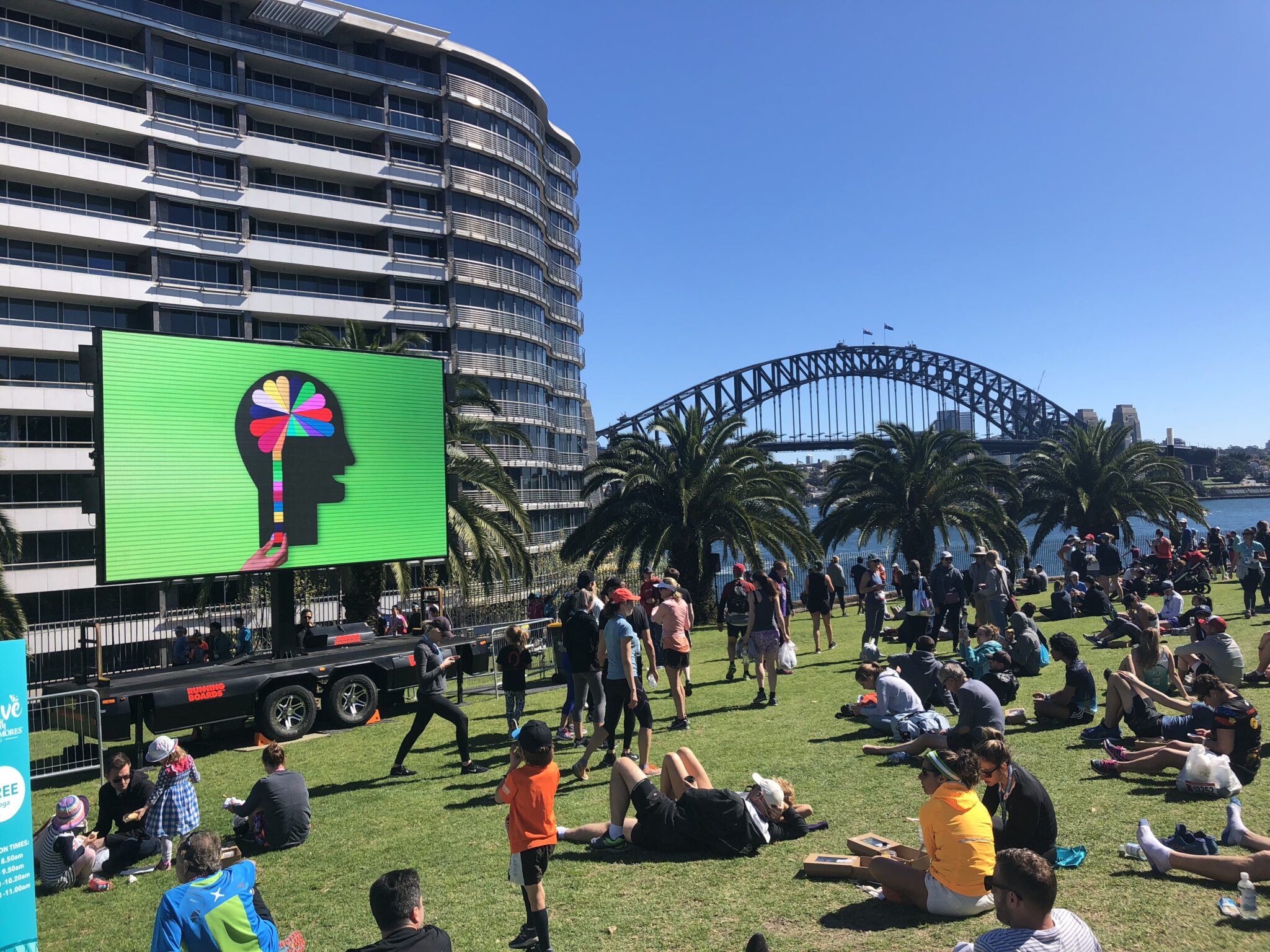 Mobile Outdoor Media Walking Boards Gold Coast Sydney Running Festival S15 #2 (1)