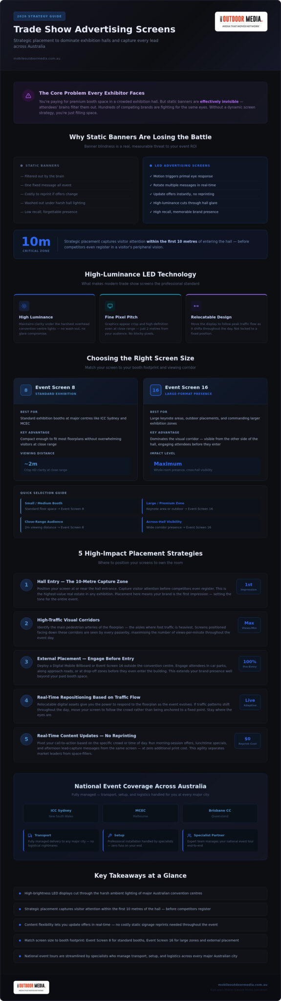 2026 Guide: High-Impact Trade Show Screen Placement
