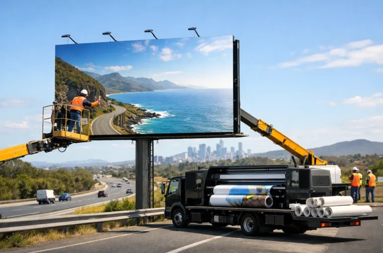Billboard Printing Services Australia That Move