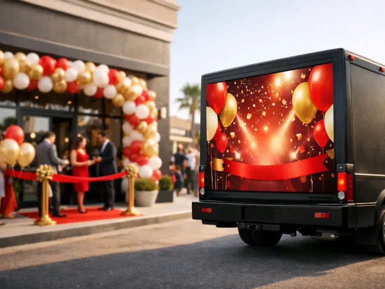 Mobile Advertising for Grand Opening Impact