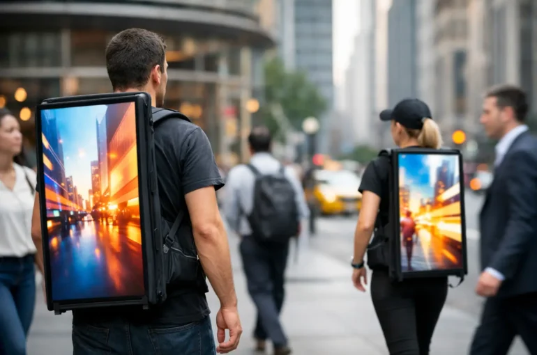 Walking Billboard Advertising That Gets Seen Daily