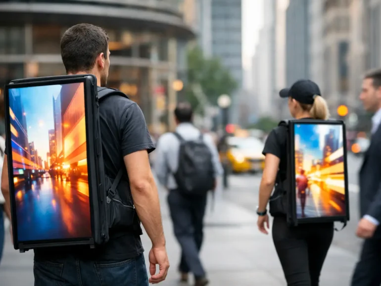 Walking Billboard Advertising That Gets Seen Daily