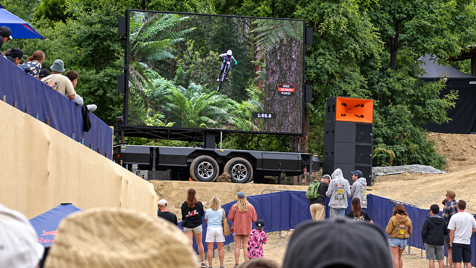 Redbull Hardline Screen 16 event screen Mobile Outdoor Media