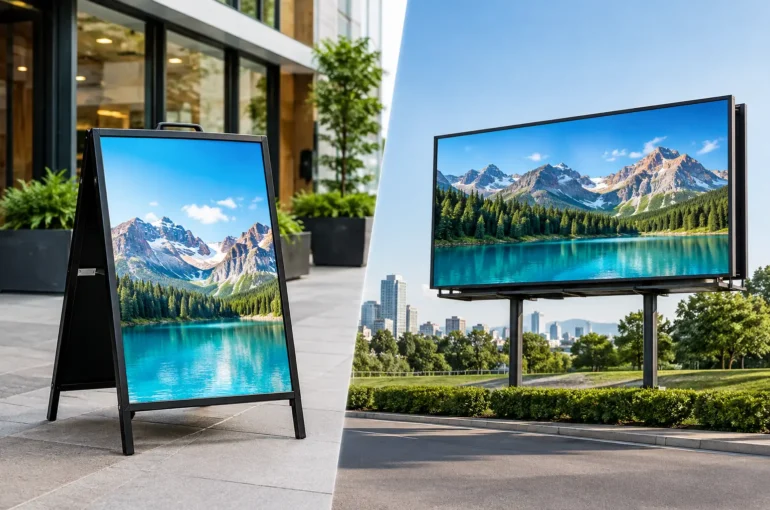 Relocatable Signage Versus Fixed Hoardings