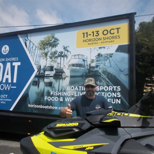 Boat Show Mobile event advertising high traffic locations Boat Show Mobile event advertising high traffic locations